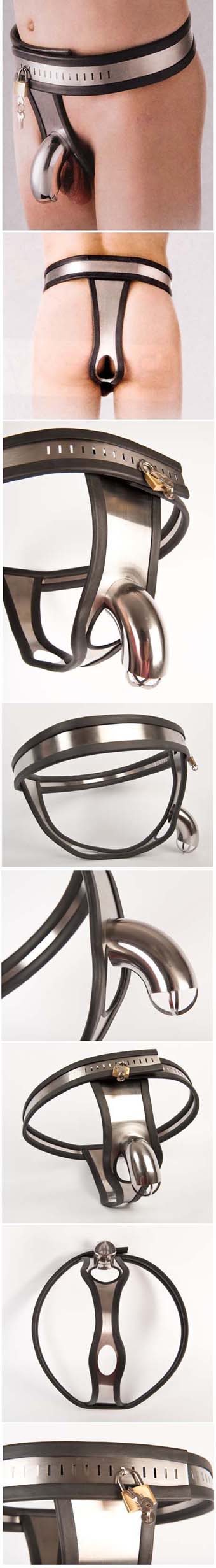 Ceinture de chastet&eacute; pour homme en m&eacute;tal