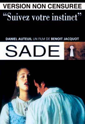 Sade DVD de la vraie histoire du Marquis de Sade DVD en version non censurée DVD livré en 48 heures