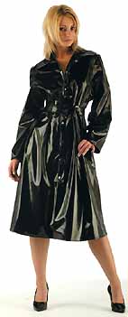 Imperm&eacute;able f&eacute;tichiste sm en vinyl noir